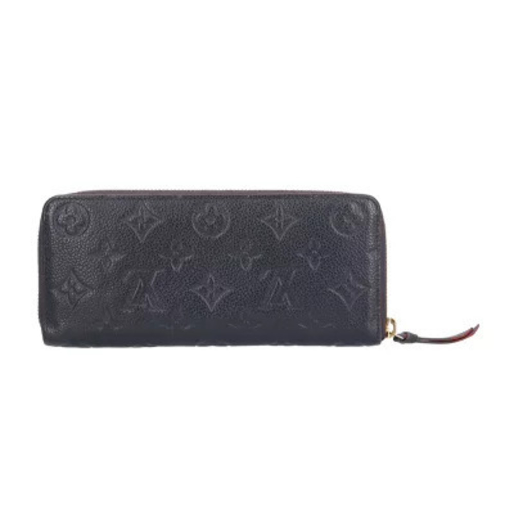 Louis Vuitton Monogram Wallet Empreinte Clemence Long Brown